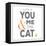 You Me and the Cat-Kimberly Glover-Framed Premier Image Canvas