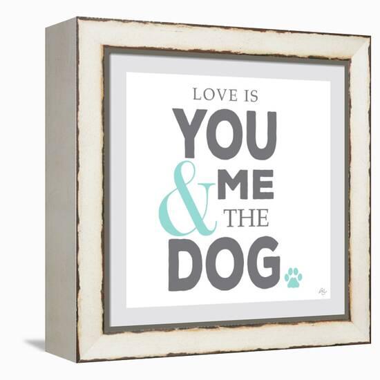 You Me and the Dog-Kimberly Glover-Framed Premier Image Canvas