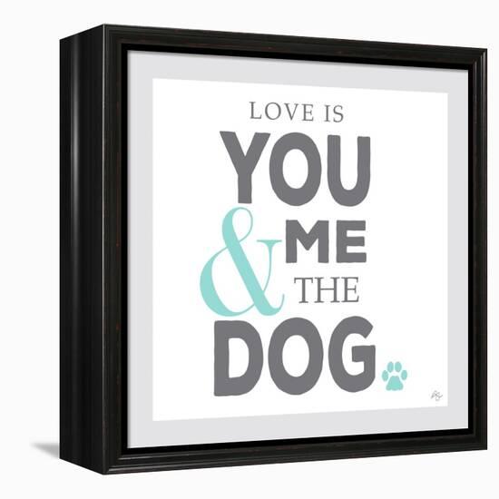 You Me and the Dog-Kimberly Glover-Framed Premier Image Canvas