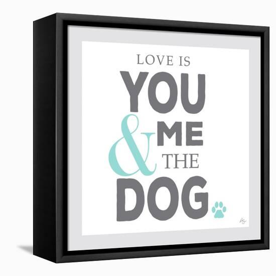 You Me and the Dog-Kimberly Glover-Framed Premier Image Canvas