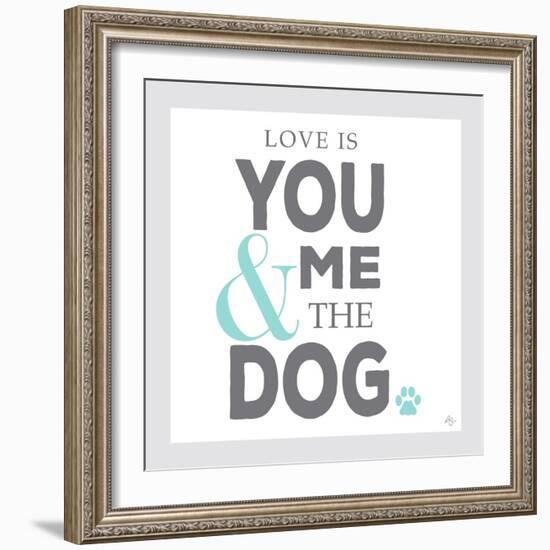 You Me and the Dog-Kimberly Glover-Framed Giclee Print