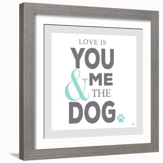 You Me and the Dog-Kimberly Glover-Framed Giclee Print