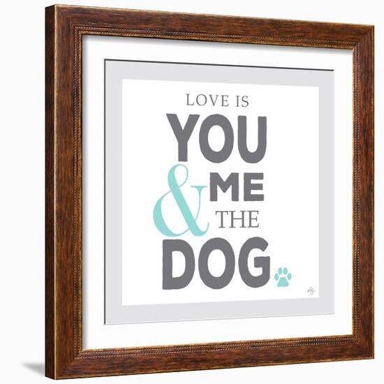 You Me and the Dog-Kimberly Glover-Framed Giclee Print