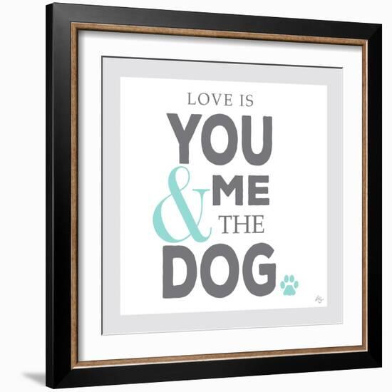 You Me and the Dog-Kimberly Glover-Framed Giclee Print