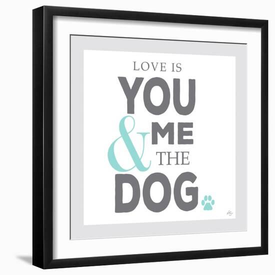 You Me and the Dog-Kimberly Glover-Framed Giclee Print