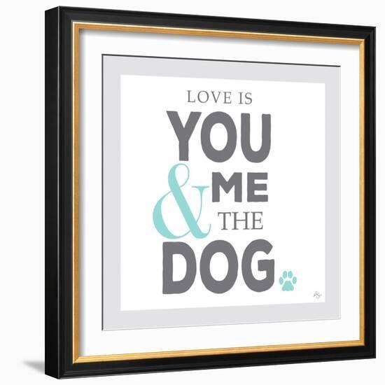 You Me and the Dog-Kimberly Glover-Framed Giclee Print