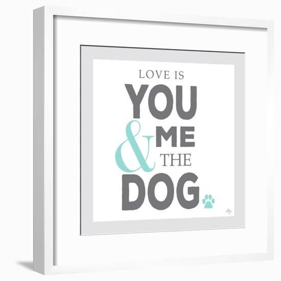 You Me and the Dog-Kimberly Glover-Framed Premium Giclee Print