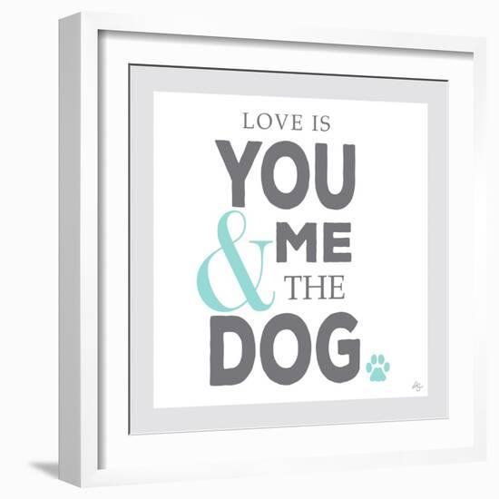 You Me and the Dog-Kimberly Glover-Framed Premium Giclee Print