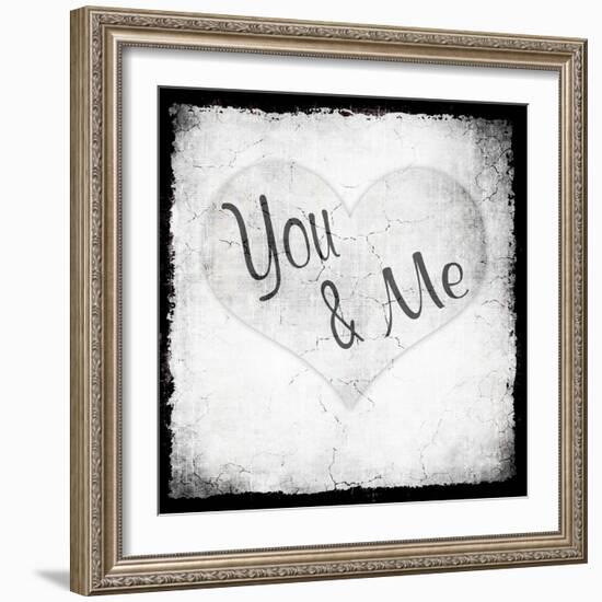 You Me BW-LightBoxJournal-Framed Giclee Print