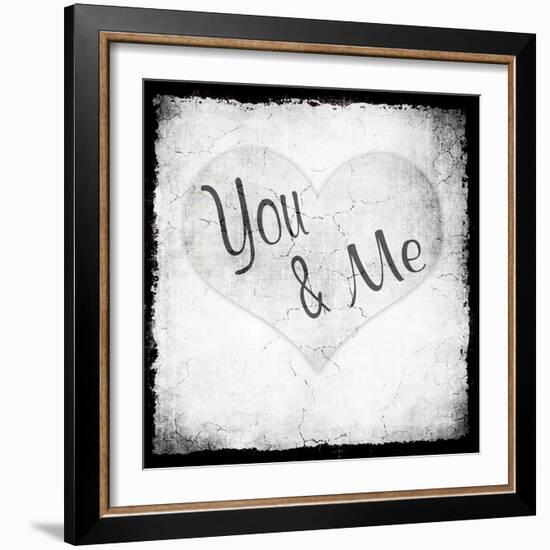 You Me BW-LightBoxJournal-Framed Giclee Print