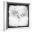 You Me BW-LightBoxJournal-Framed Giclee Print