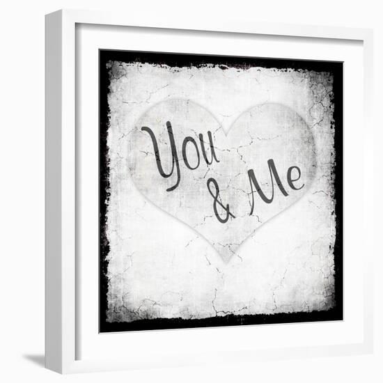 You Me BW-LightBoxJournal-Framed Giclee Print