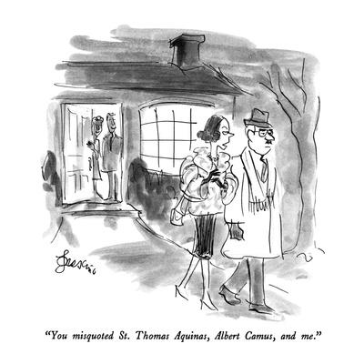 You Misquoted St Thomas Aquinas Albert Camus And Me New