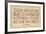 You must Be the Change You Wish to See in the World (Gandhi) - 1835, World Map-null-Framed Giclee Print