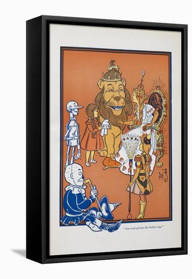 "You Must Give Me the Golden Cup"-William Denslow-Framed Premier Image Canvas