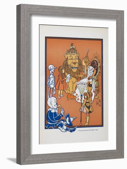 "You Must Give Me the Golden Cup"-William Denslow-Framed Giclee Print