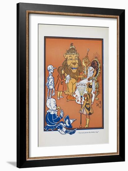 "You Must Give Me the Golden Cup"-William Denslow-Framed Giclee Print