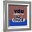 You Only Live Once 1-Lorand Okos-Framed Art Print