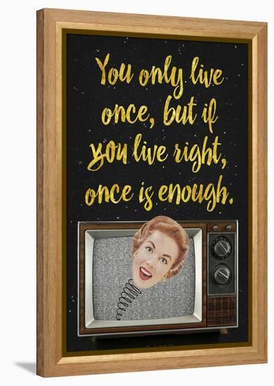 You Only Live Once-Elo Marc-Framed Premier Image Canvas