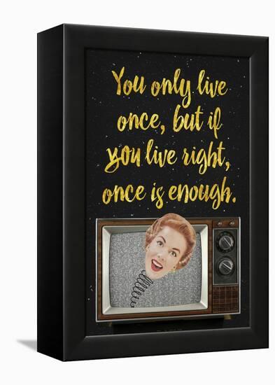 You Only Live Once-Elo Marc-Framed Premier Image Canvas