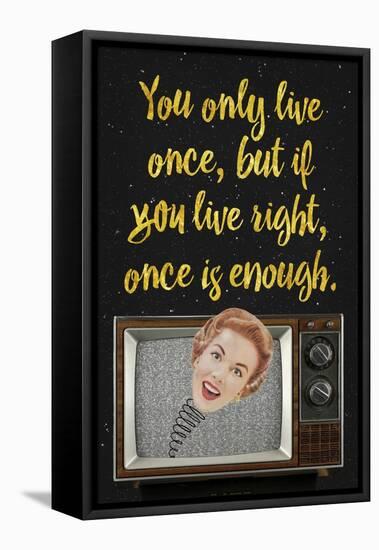 You Only Live Once-Elo Marc-Framed Premier Image Canvas