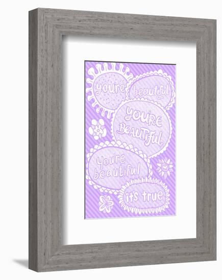 You're Beautiful.. It's True - Tommy Human Cartoon Print-Tommy Human-Framed Giclee Print