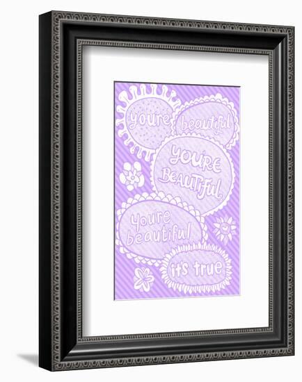 You're Beautiful.. It's True - Tommy Human Cartoon Print-Tommy Human-Framed Giclee Print