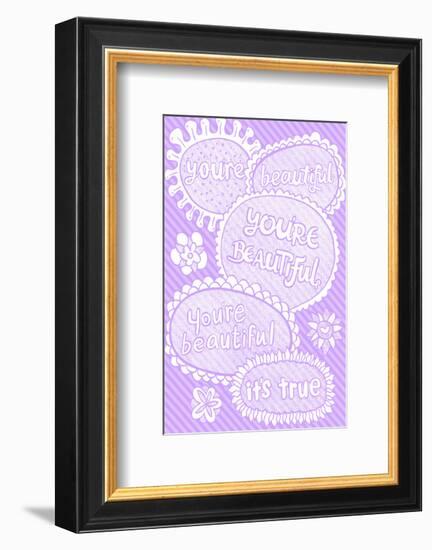 You're Beautiful.. It's True - Tommy Human Cartoon Print-Tommy Human-Framed Giclee Print