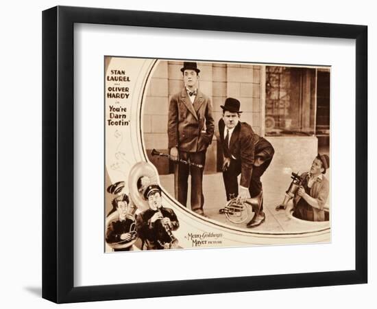 YOU'RE DARN TOOTIN'-null-Framed Art Print