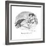 "You're going to hate yourself." - New Yorker Cartoon-David Borchart-Framed Premium Giclee Print