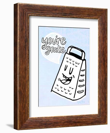 You're Grate - Tommy Human Cartoon Print-Tommy Human-Framed Art Print