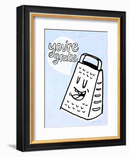 You're Grate - Tommy Human Cartoon Print-Tommy Human-Framed Art Print