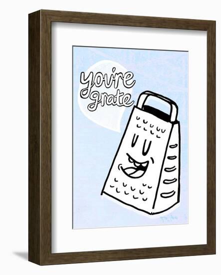 You're Grate - Tommy Human Cartoon Print-Tommy Human-Framed Art Print