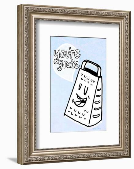 You're Grate - Tommy Human Cartoon Print-Tommy Human-Framed Giclee Print