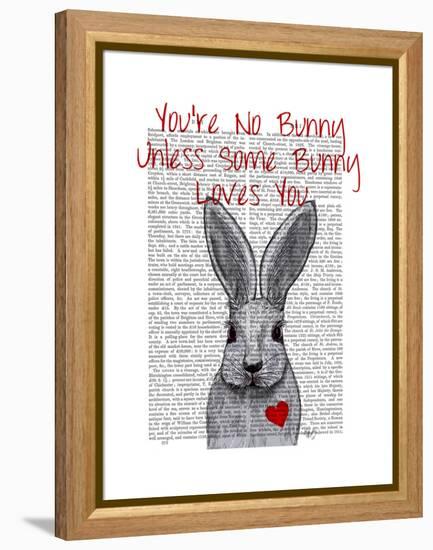 You're No Bunny-Fab Funky-Framed Stretched Canvas