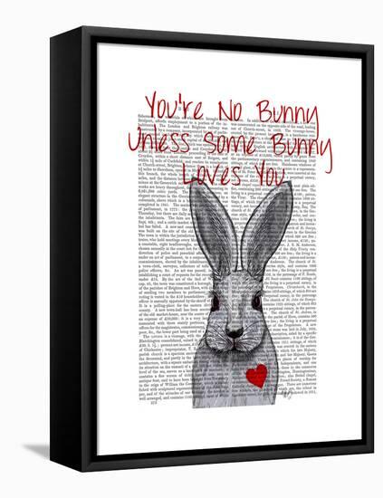 You're No Bunny-Fab Funky-Framed Stretched Canvas