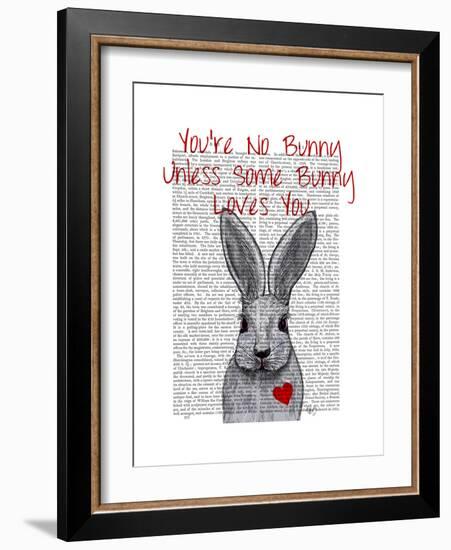 You're No Bunny-Fab Funky-Framed Premium Giclee Print