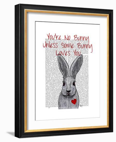 You're No Bunny-Fab Funky-Framed Premium Giclee Print