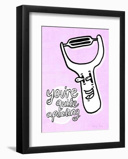 You're Quite Appeling - Tommy Human Cartoon Print-Tommy Human-Framed Art Print