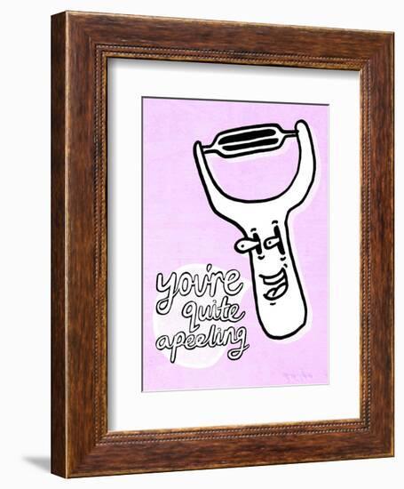 You're Quite Appeling - Tommy Human Cartoon Print-Tommy Human-Framed Art Print