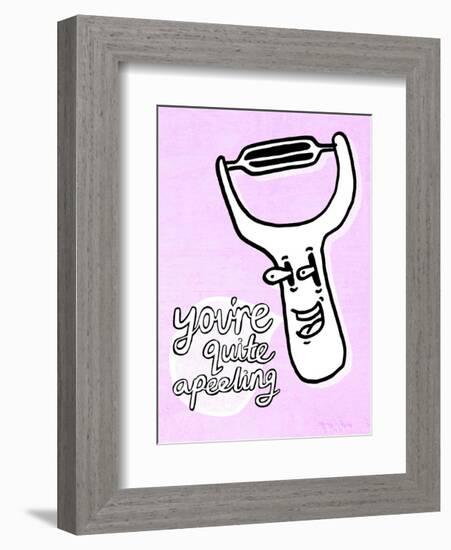 You're Quite Appeling - Tommy Human Cartoon Print-Tommy Human-Framed Art Print