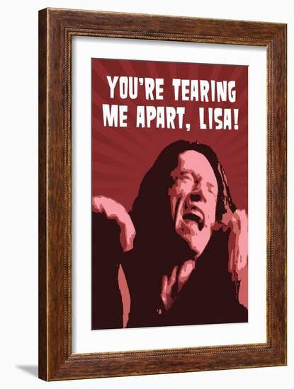 You're Tearing Me Apart Lisa!, The Room-null-Framed Art Print