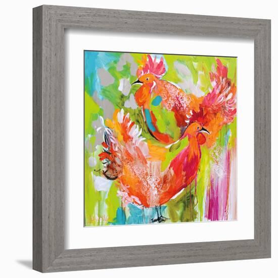 You Ruffle My Feathers-Amanda J^ Brooks-Framed Art Print