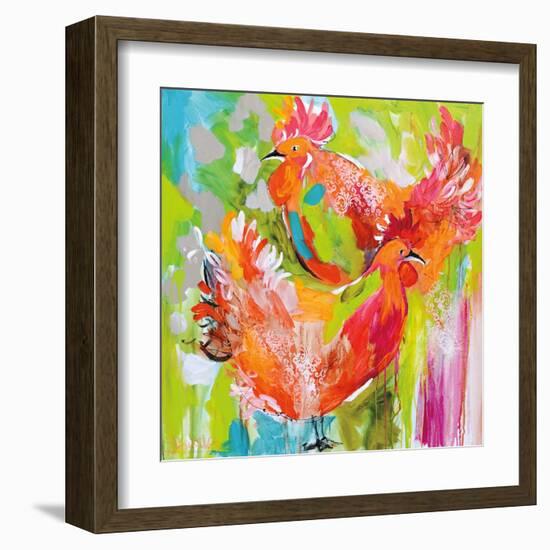 You Ruffle My Feathers-Amanda J^ Brooks-Framed Art Print