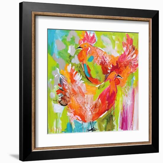 You Ruffle My Feathers-Amanda J^ Brooks-Framed Art Print