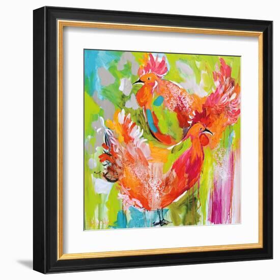 You Ruffle My Feathers-Amanda J^ Brooks-Framed Art Print