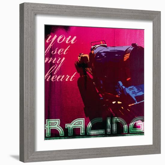 You Set My Heart Racing-Malcolm Sanders-Framed Giclee Print