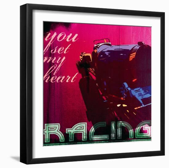 You Set My Heart Racing-Malcolm Sanders-Framed Giclee Print