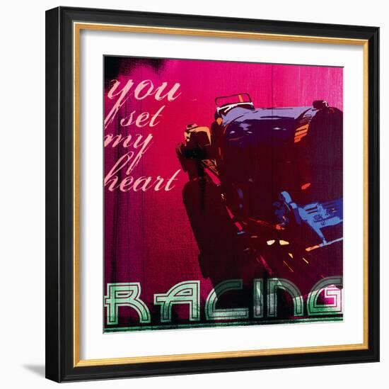 You Set My Heart Racing-Malcolm Sanders-Framed Giclee Print