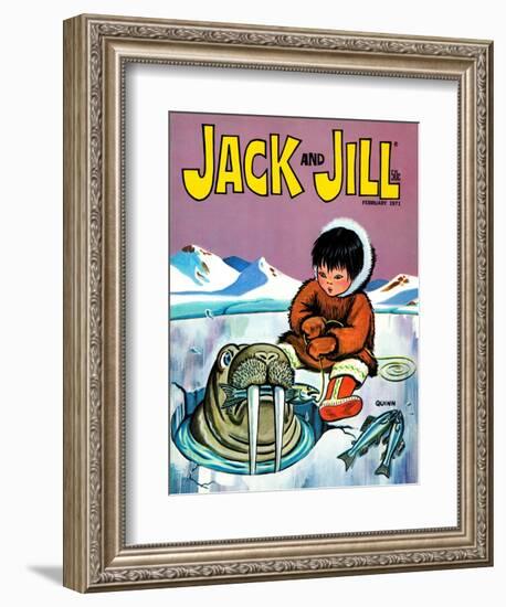 You Should Have Seen The One That Got Away - Jack and Jill, February 1971-Sidney Quinn-Framed Giclee Print